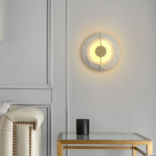 Nordic Style Bedroom Bedside Marble Wall Lamp